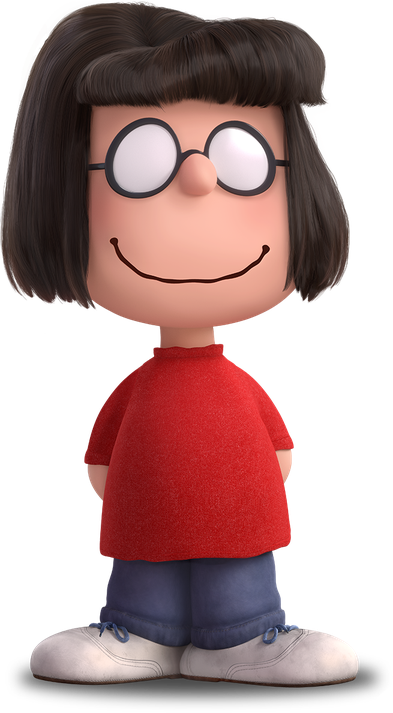 Marcie Peanuts - Marcie Snoopy (393x713), Png Download
