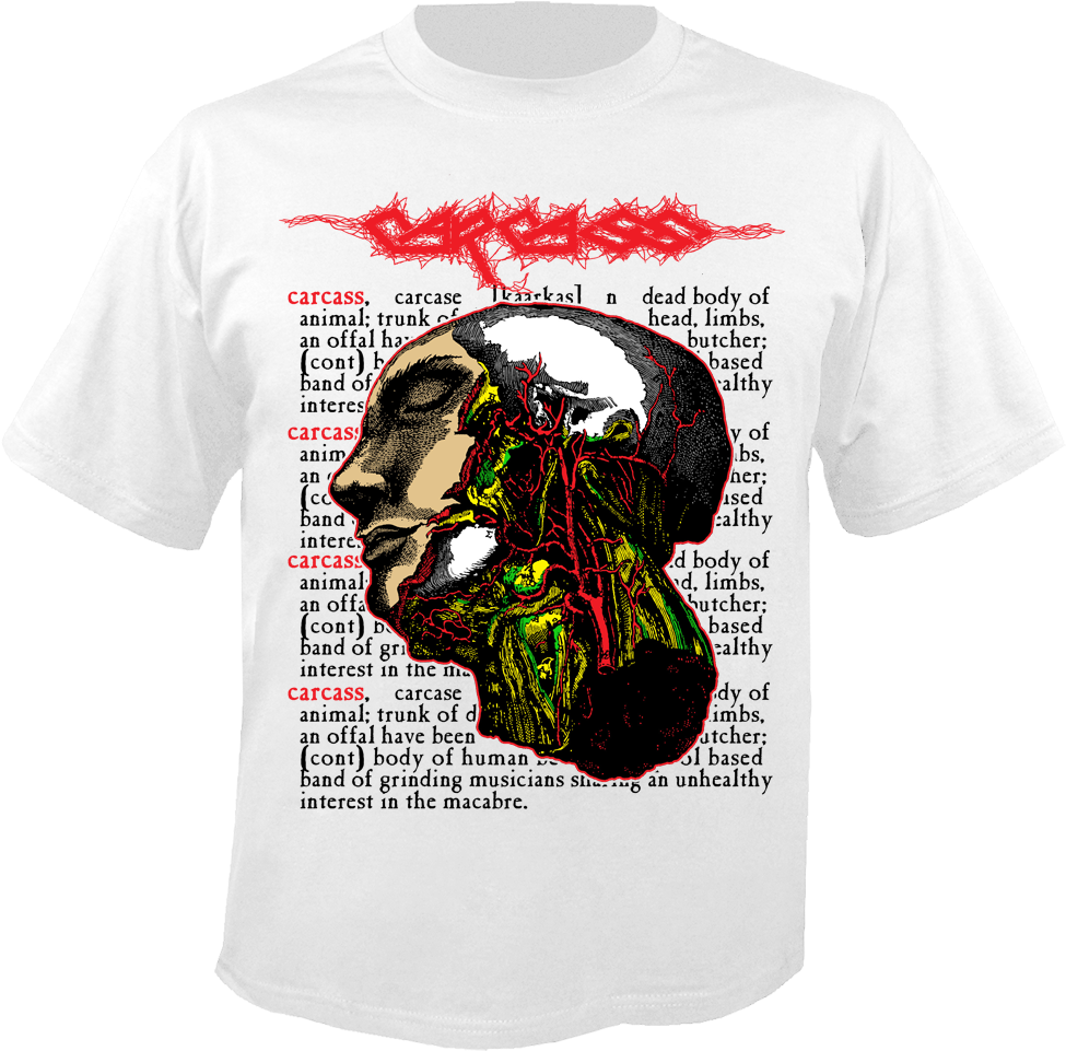 Dead Boy - Carcass Shirt White (1000x1000), Png Download