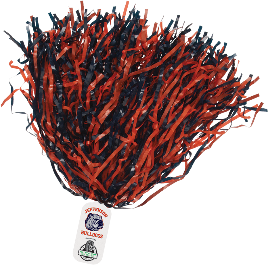 Wide Streamers - Digital Pom With Plastic Streamers (1000x1000), Png Download