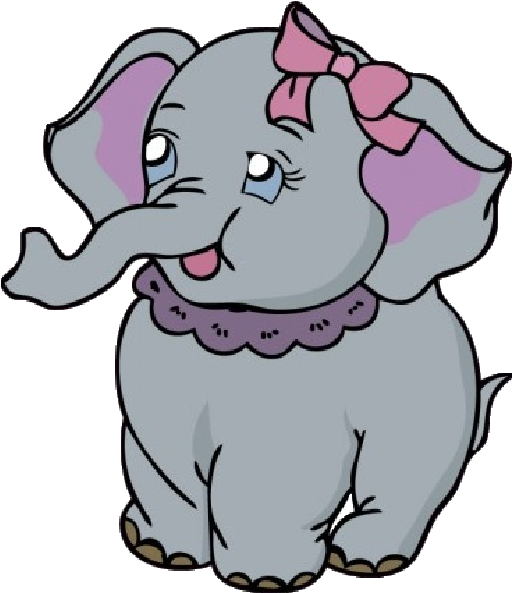 Cartoon Baby Elephant Pictures (600x600), Png Download