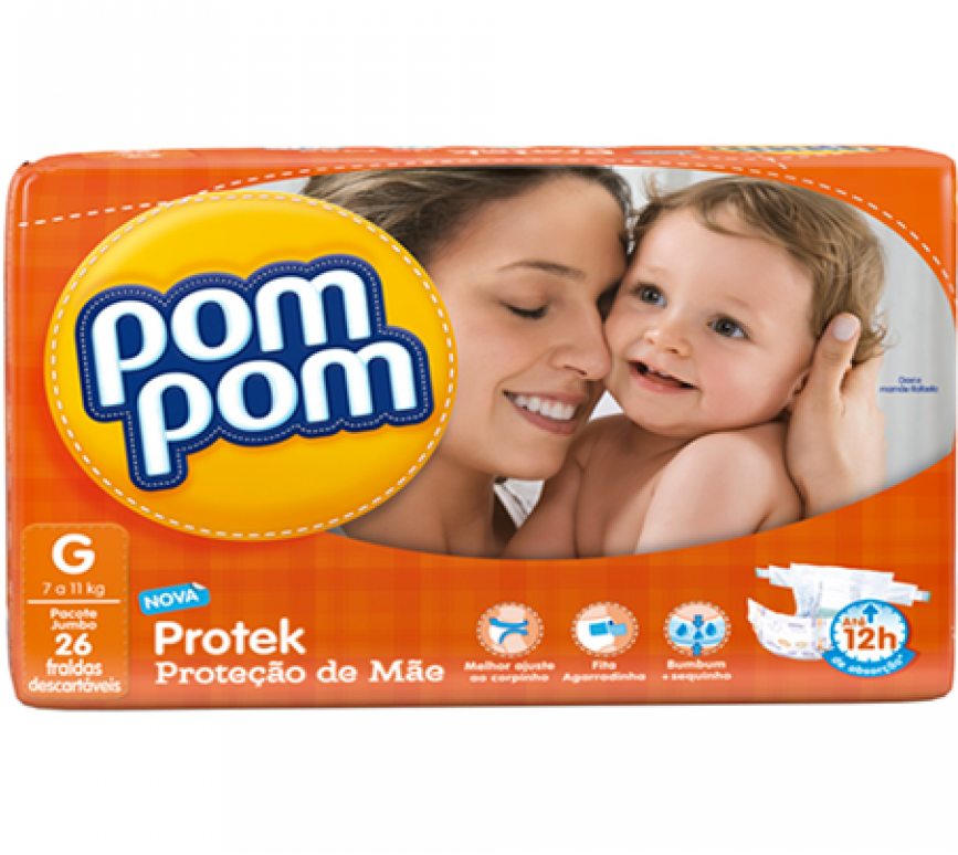Fralda Pompom Png - Fralda Pom Pom G (960x960), Png Download