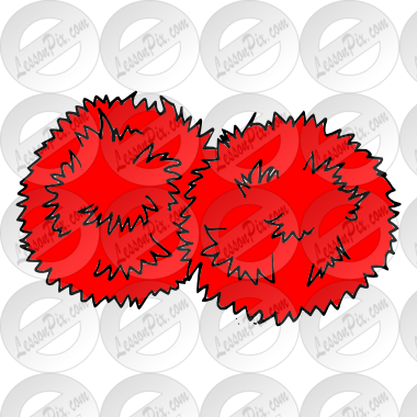 Pom Pom Picture For Classroom Therapy Use Great Pom - Carnation (380x380), Png Download