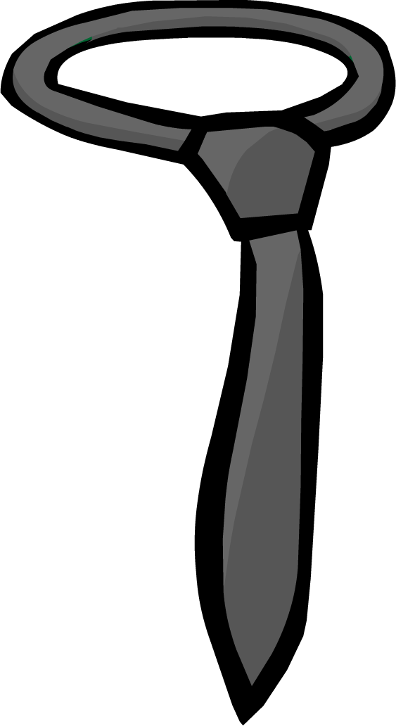 Black Tie Clothing Icon Id 176 - Free Penguin Wikia Corbata (563x1032), Png Download