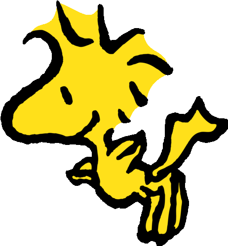 Vati Leaves Removable Creative Snoopy And Woodstock (763x700), Png Download