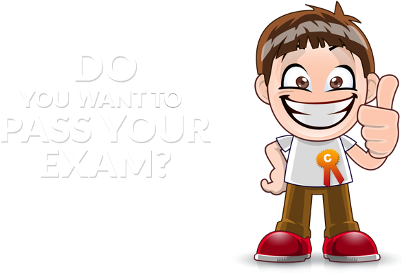 Do You Want To Pass Your Exams - Boy Pass Exams Cartoon Png (590x413), Png Download