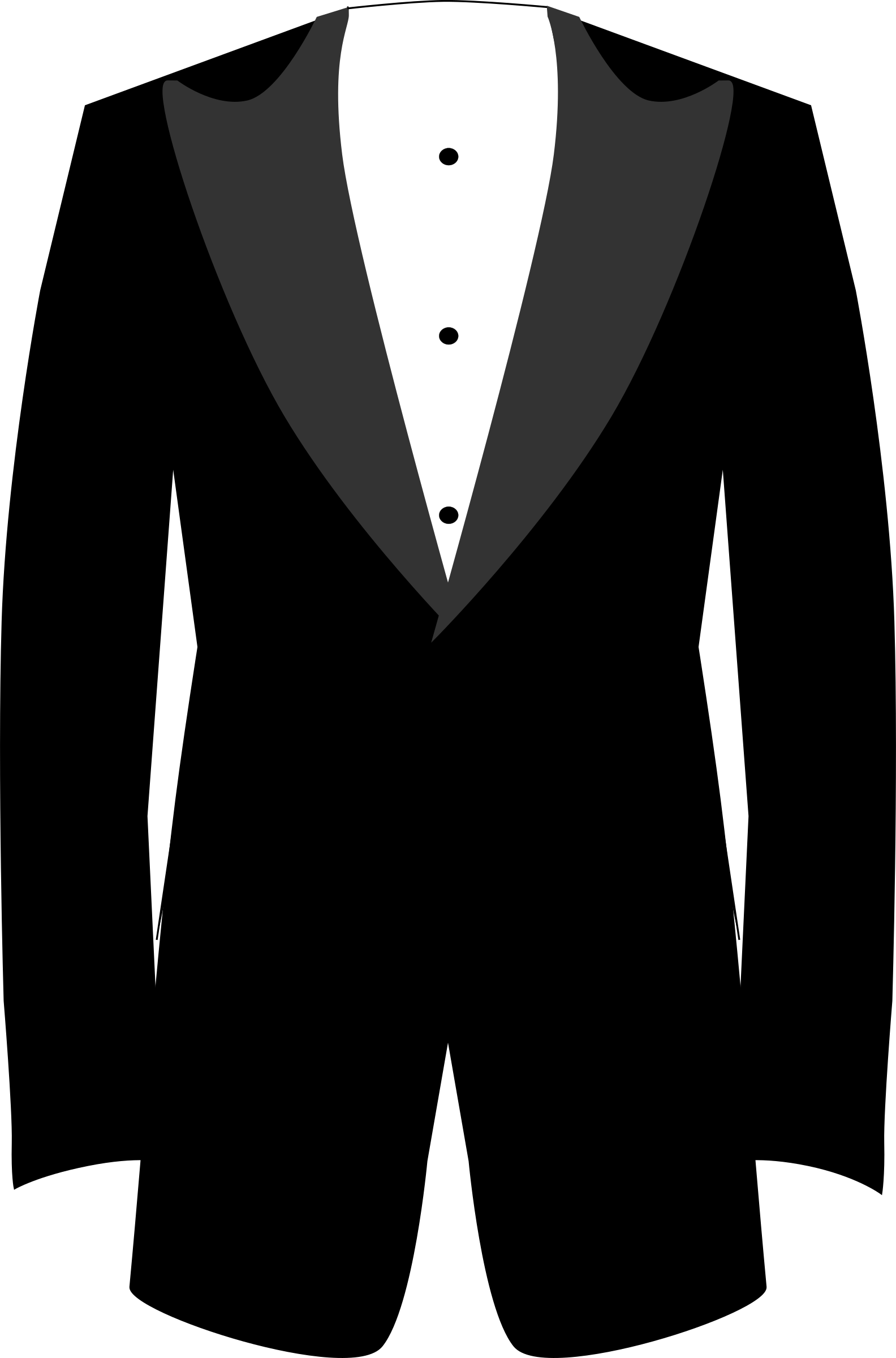 This Free Icons Png Design Of Basic Tuxedo (1584x2400), Png Download