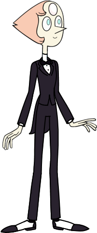 Pearl In Tuxedo - Pearl Steven Universe Tuxedo (293x563), Png Download