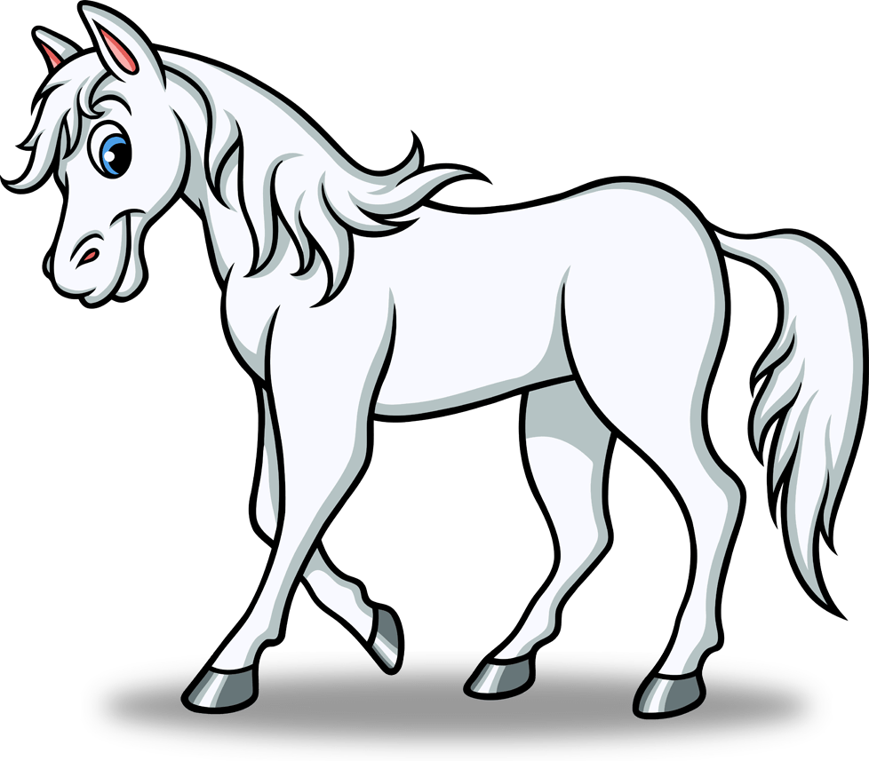 Your Horse - Line Art (978x857), Png Download