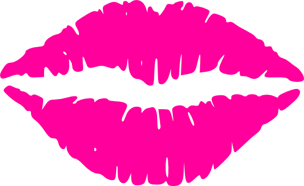 Butterfly Kisses Download - Kiss Print Clip Art (600x368), Png Download