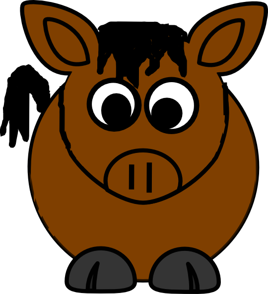 Horse Face Clipart Free Horse Face Cliparts Download - Horse Clip Art Face (540x594), Png Download