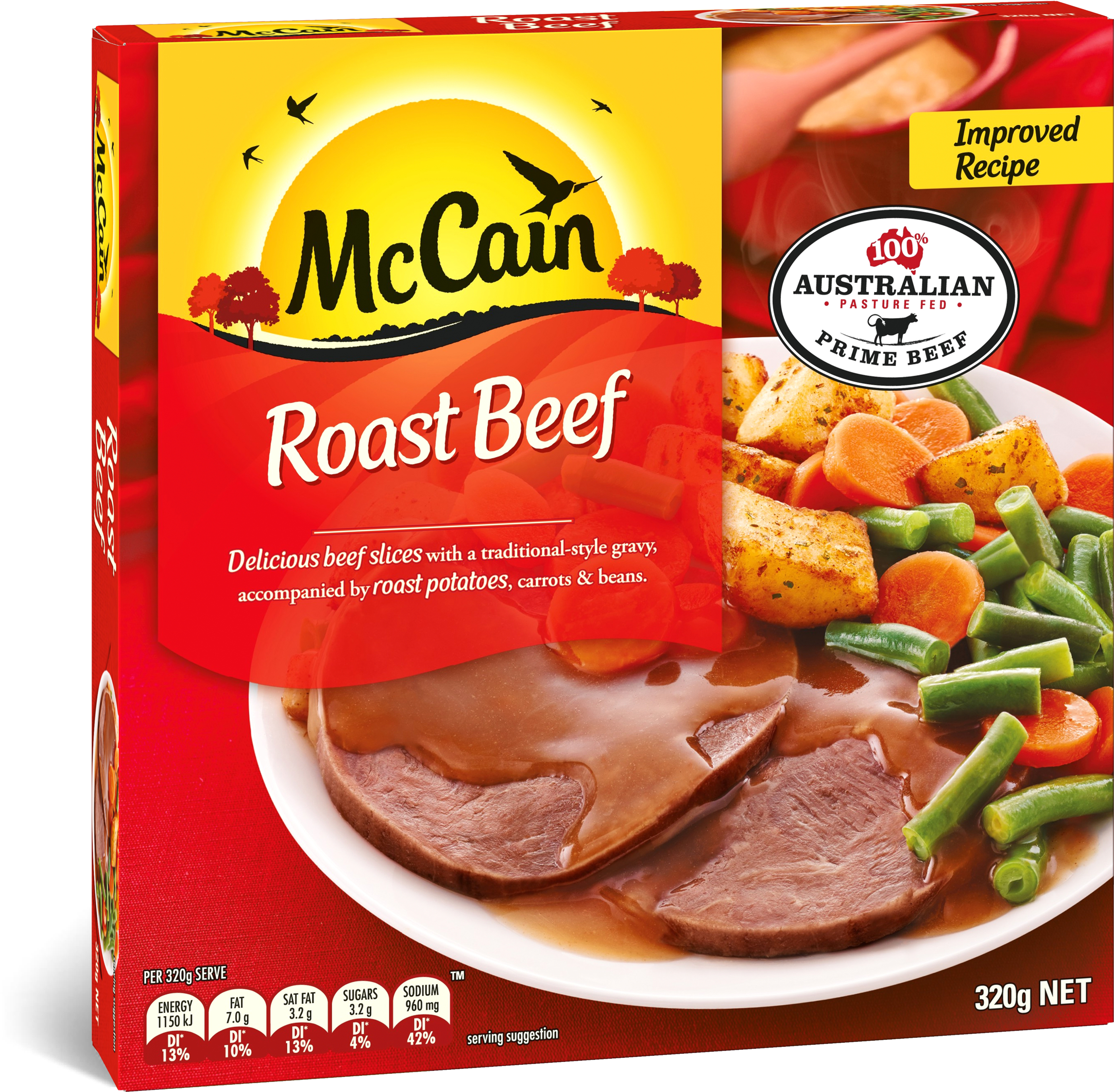 Roast Beef 320g (3000x3000), Png Download