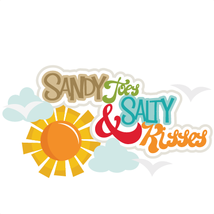 Sandy Toes & Salty Kisses Svg Cutting Files Beach Svg - Sandy Toes And Salty Kisses Png (432x432), Png Download
