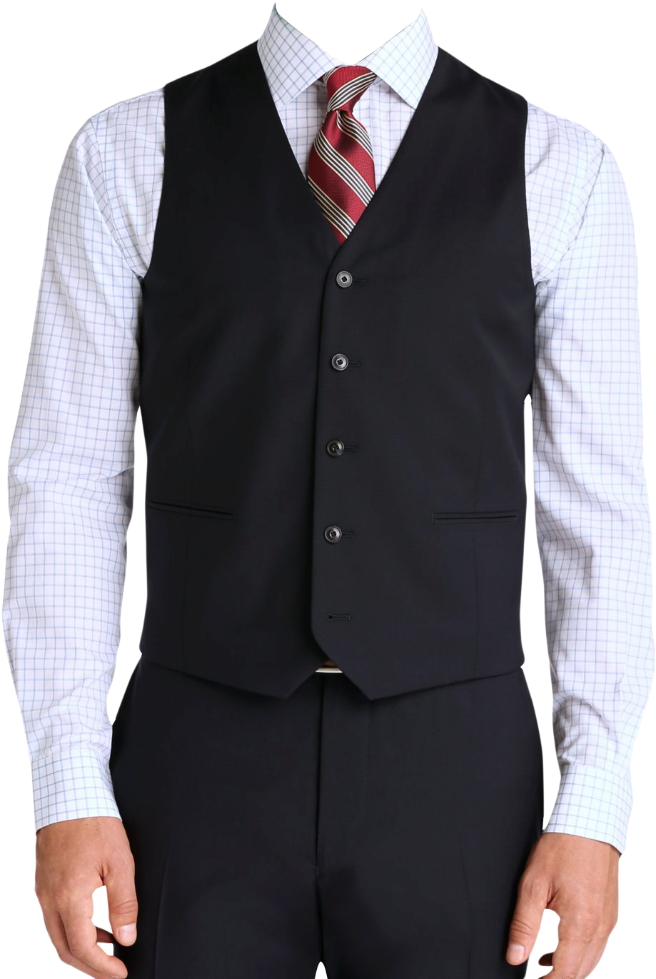 Men Suit Png Transparent Image - Flower Lapel Pin On Vest (500x638), Png Download