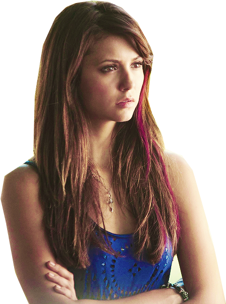 0 Replies 0 Retweets 0 Likes - Nina Dobrev Vampire Diaries Hair (500x680), Png Download