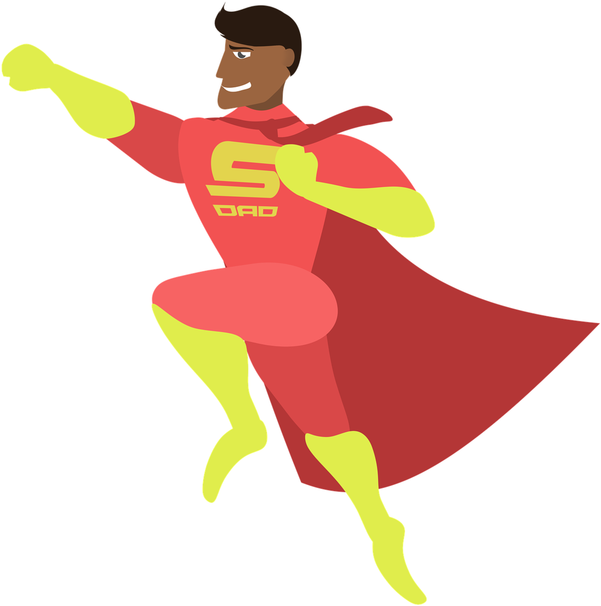 5 Perfect Father's Day Gifts For Super Dad From The - Super Hero Dad Clipart (1200x1200), Png Download