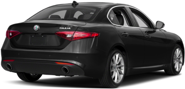 New 2019 Alfa Romeo Giulia Ti - 2018 Mazda 3 Hatchback Black (640x480), Png Download
