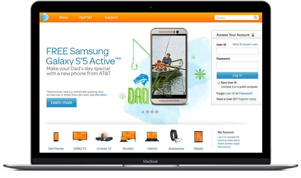 At&t 2015 Father's Day Promotion - Information (1000x600), Png Download