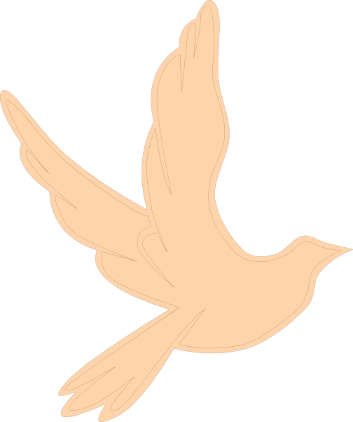 Flying Dove Clip Art - Clip Art (504x601), Png Download