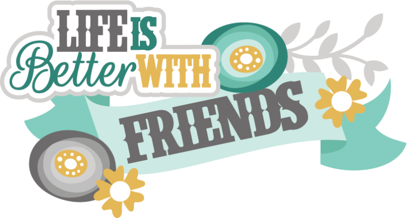 Friendship Transparent Background Png - Title For Scrapbook About Friends (800x429), Png Download