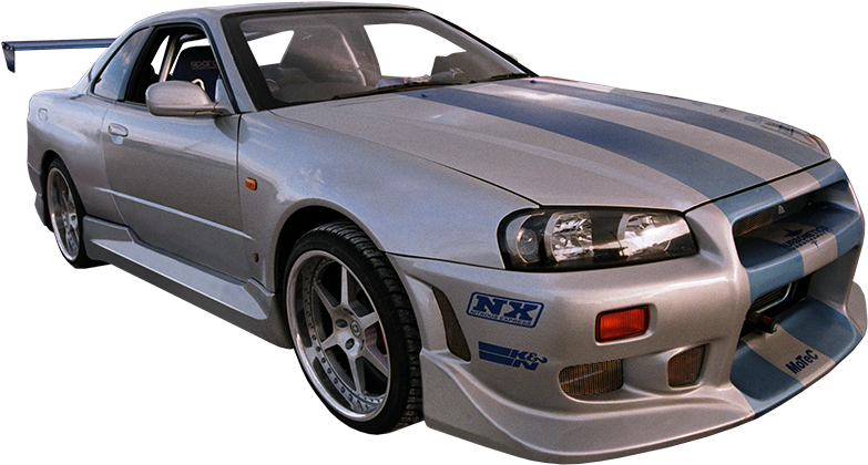 Default Nissan Skyline - The Fast And The Furious (840x627), Png Download