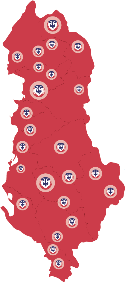 4artboard 3@2x - Map Of Albania And Surrounding (447x960), Png Download