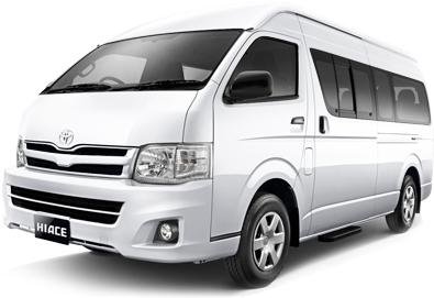 Le Samoa Island Car Rentals - Toyota Hiace Bus Png (542x302), Png Download