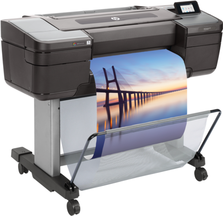 Hp Designjet Z9 24-in Postscript Printer - Hp Designjet Z6 44 In Postscript Printer (573x430), Png Download