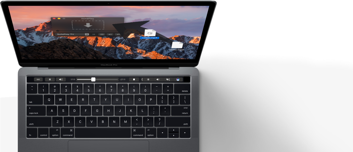 Laptop - Se7enline Macbook Pro Touch Bar Protector + Track Pad (2018x628), Png Download