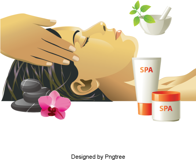 Beautiful Cartoon Lovely Hand Painted Beauty Beauty - Un Suave Masaje Para Tu Mente (360x360), Png Download