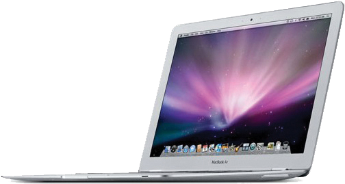 Mac Laptop Png - Apple Macbook Air 13.3″ Notebook - Core 2 Duo 1.86 (524x346), Png Download