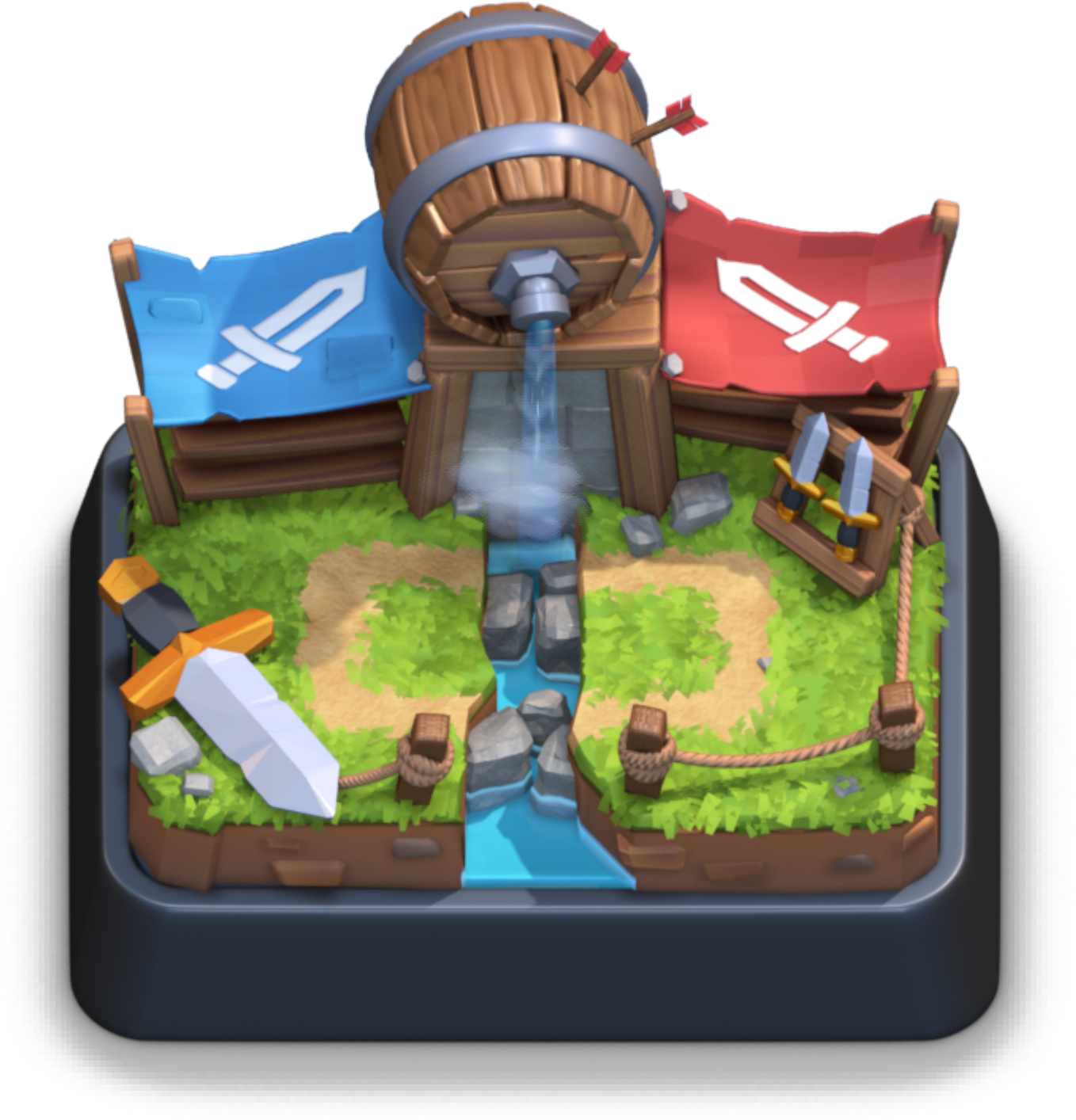 Barbarian Bowl - Clash Royale Barbarian Bowl (1358x1414), Png Download