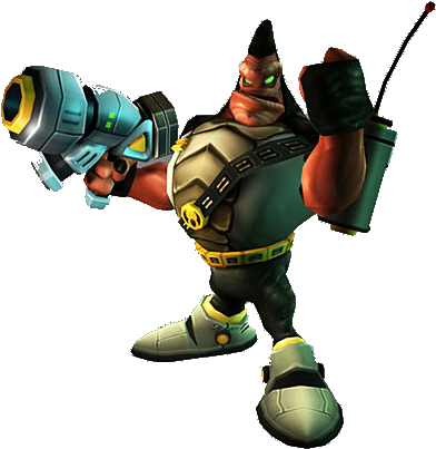 Image - Ratchet Et Clank Blarg (416x419), Png Download