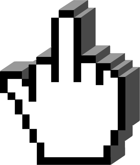Download 8 Bit Clipart 8 Bit Middle Finger Full Size Png Image Pngkit
