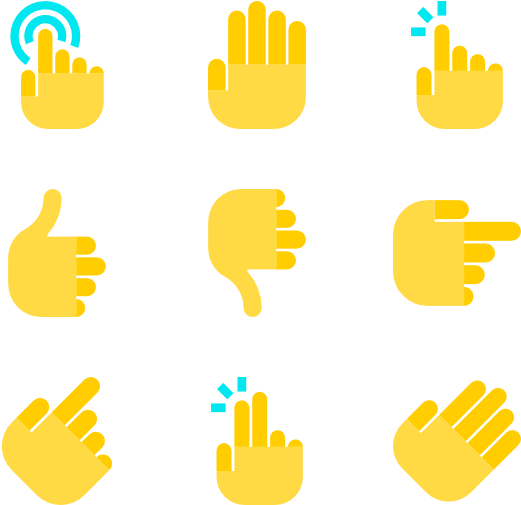 Hand And Gesture Collection - Sign (600x564), Png Download