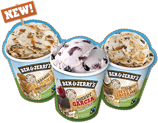 6070 Us 2017 Non Dairy Desktop Lock - Ben And Jerry's Lactose Free (520x398), Png Download