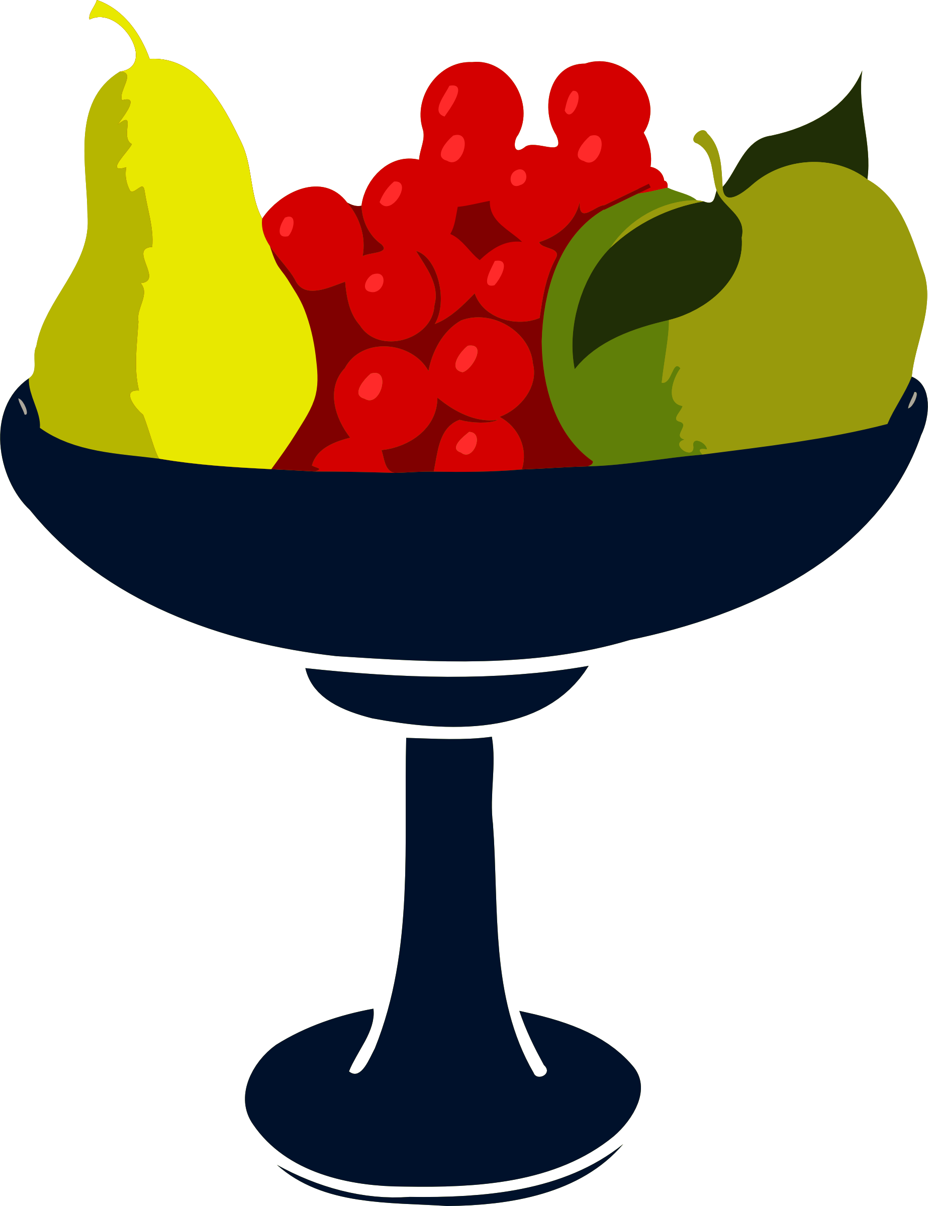 This Free Icons Png Design Of Fruit Bowl (1846x2400), Png Download
