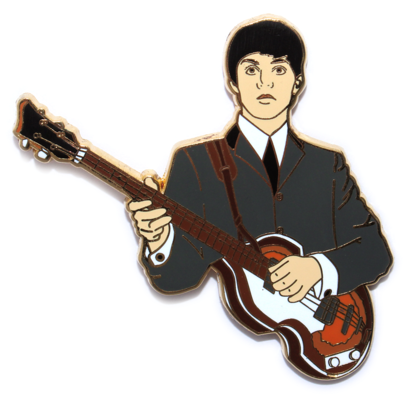 Beatles Paul Mccartney Hard Enamel Pin (1060x821), Png Download