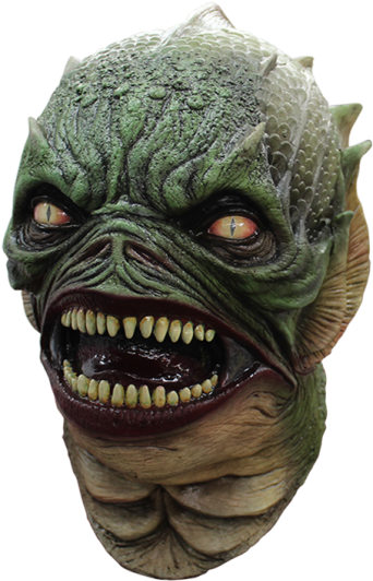 Aquatic Creature Mask With Sharp Teeth (600x600), Png Download