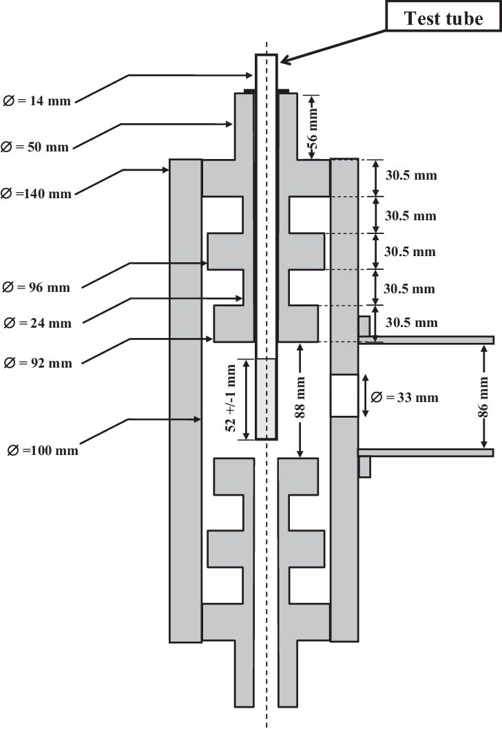 Schematic Drawing Of The Cylindrical Applicator Containing (729x1059), Png Download