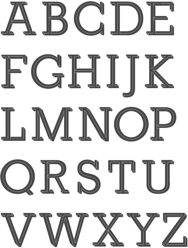 Munich Based Designer Of The Escher Style 3d Typeface (600x816), Png Download