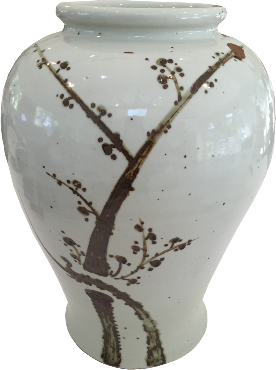 Rustic White Hand Painted Jar (1000x1322), Png Download