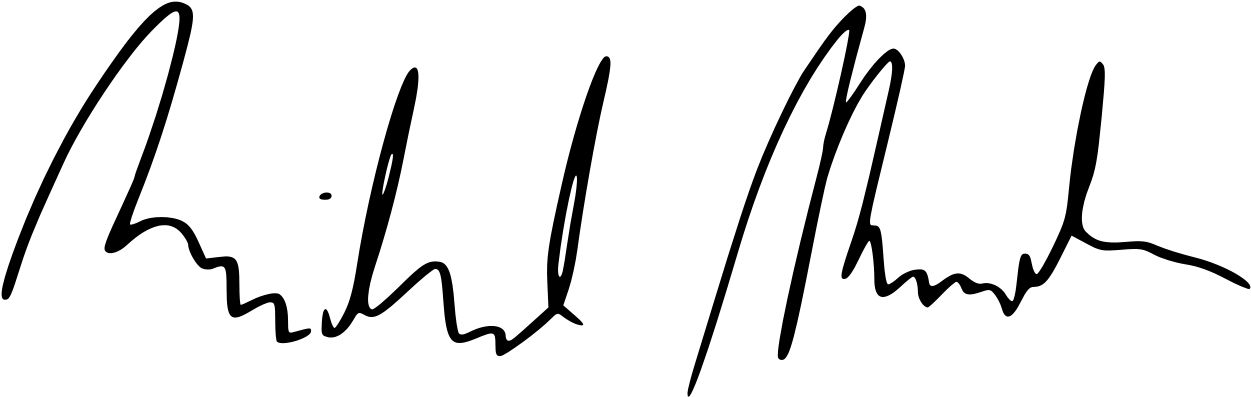 Michael Kocáb Signature (1280x425), Png Download
