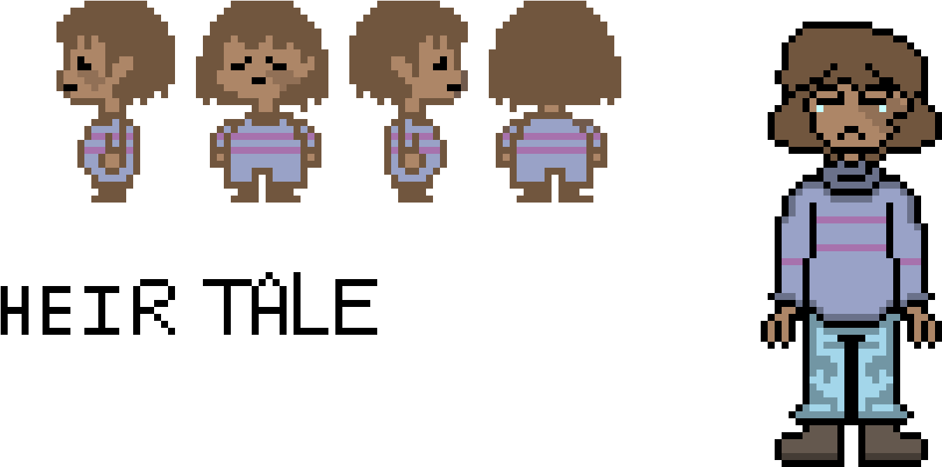 Heirtale Frisk (1480x890), Png Download