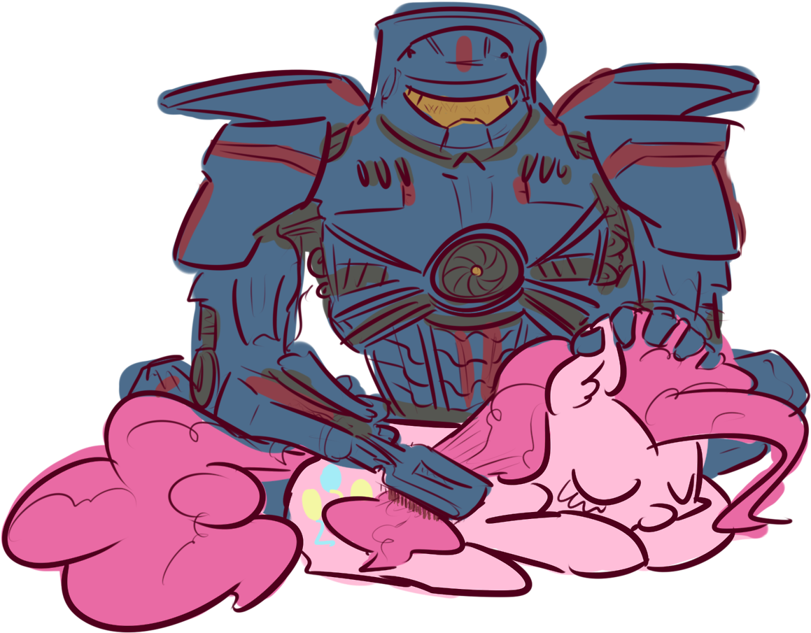 Nobody, Brushing, Crossover, Gipsy Danger, Jaeger, (1280x1001), Png Download