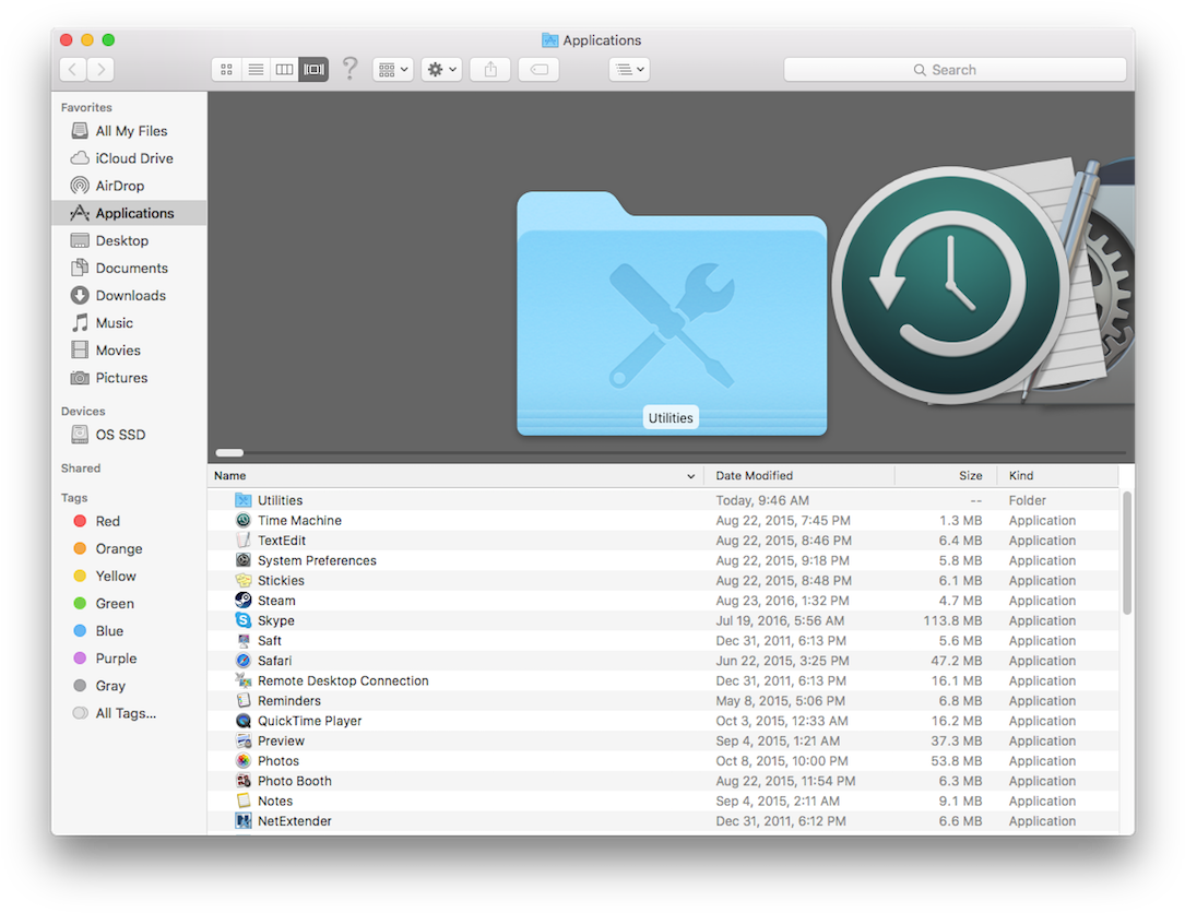 1) Open Applications In Finder By Typing Shift Command (1100x847), Png Download