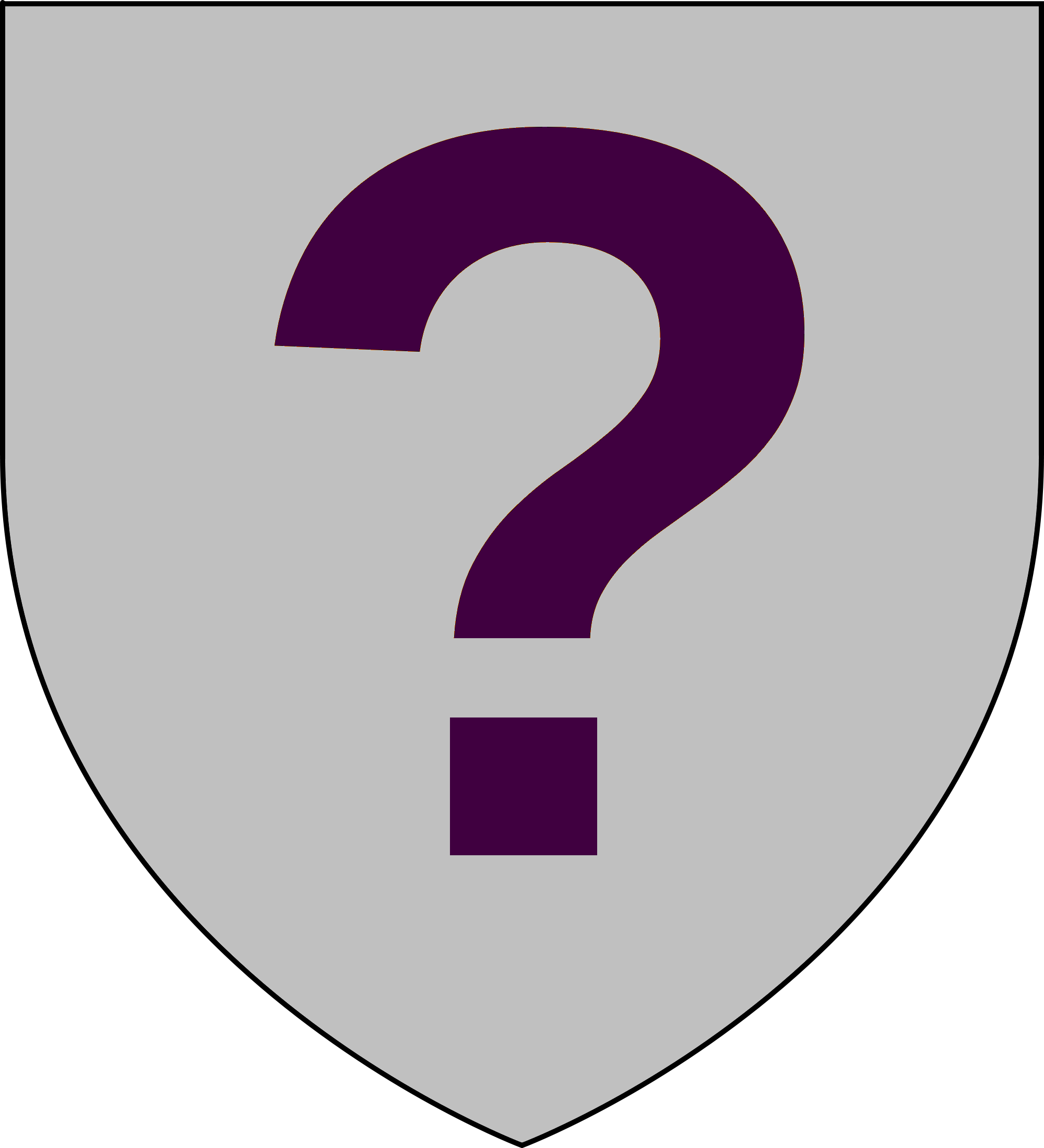 Heraldic Shield Placeholder (2000x2200), Png Download