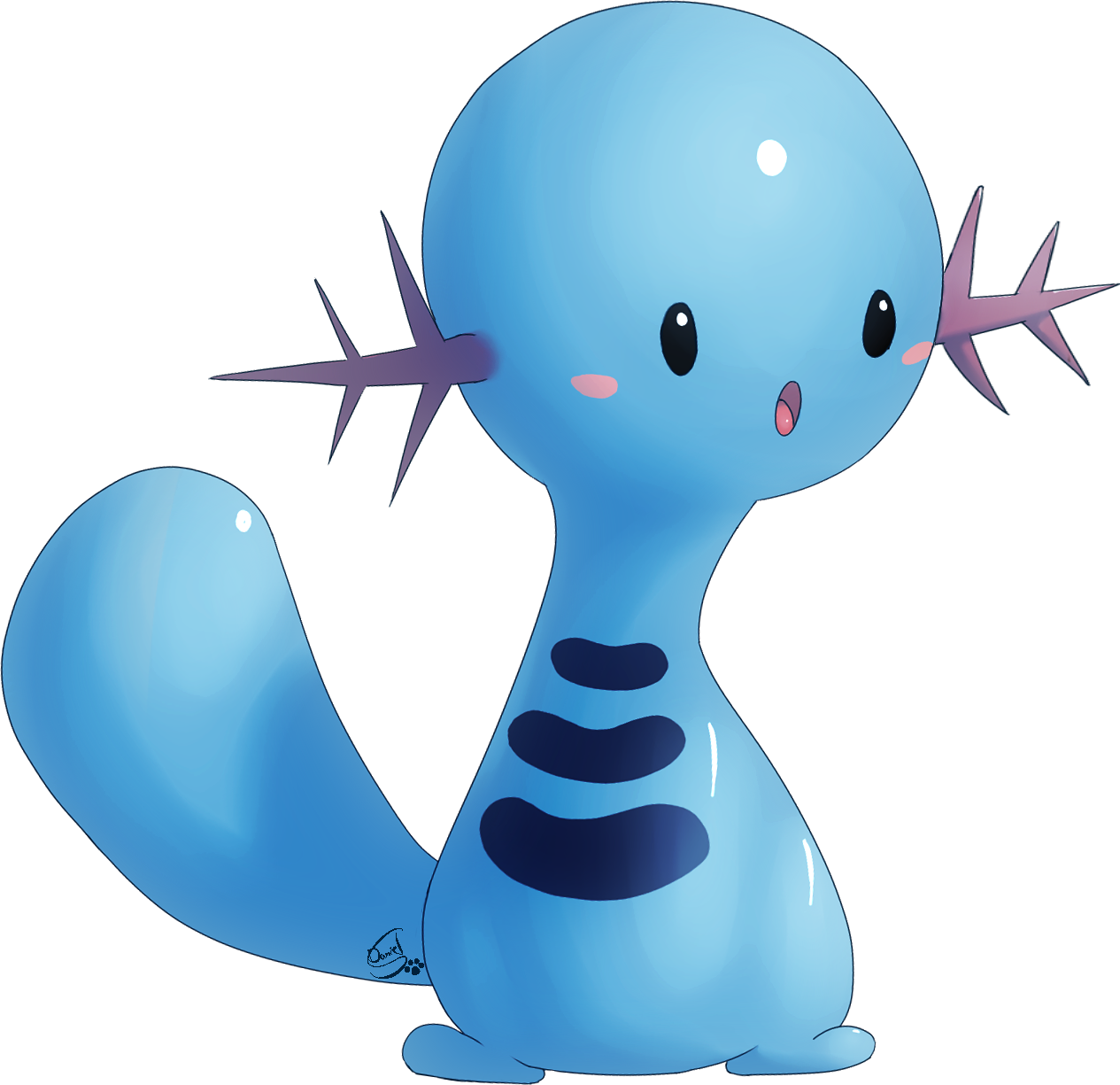 Wooper (1265x1225), Png Download