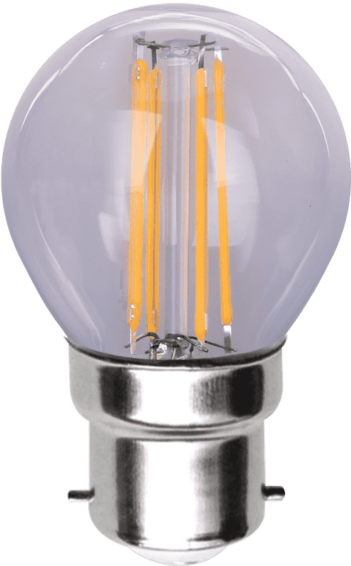 Premium Quality Led Filament Bulb, 4w, Bayonet, Warm (1024x1024), Png Download