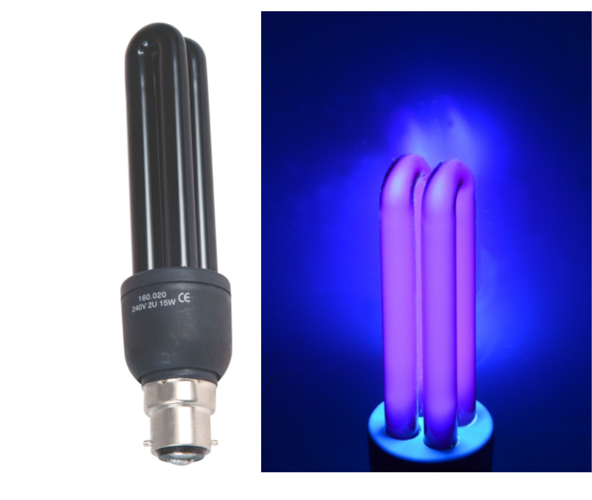 Black Light High Intensity Energy Saving Uv Lamp With (1902x1604), Png Download