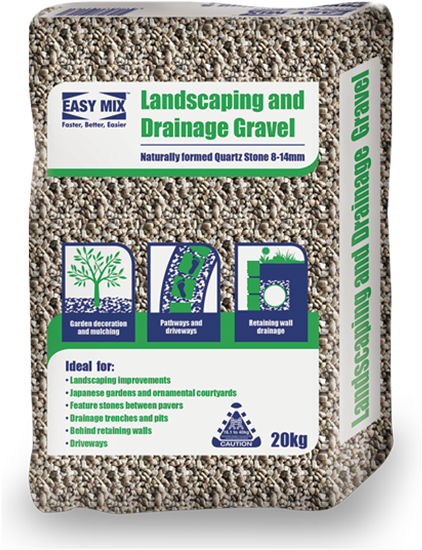 Easy Mix Landscaeasy Mix Landscaping And Drainage Gravelping (750x560), Png Download